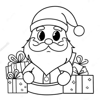 Anime Swiety Mikolaj Z Prezentami Kolorowanka 97829 36804