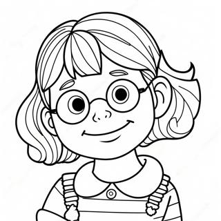 Kolorowanka Zabawna Junie B Jones 97985 36924