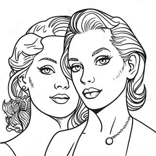 Odwazne Portrety Pop Art Do Kolorowania 98113-37022