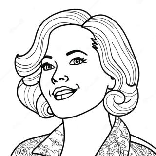 Odwazne Portrety Pop Art Do Kolorowania 98113-37024