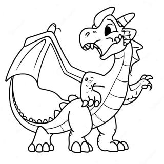 Grozna Kolorowanka Smoka Ryczacego 98215 37108