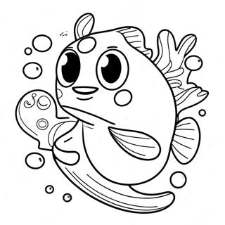 Kolorowanka Z Rybka Fishstick Z Przyjaciolmi 98268-37149