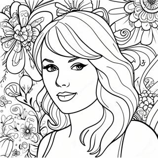 Kolorowanka Taylor Swift Speak Now Z Okladka Albumu 98369 37223