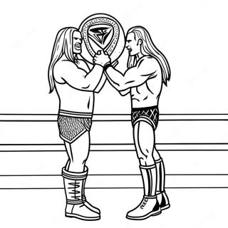 Kolorowanka Mecz Mistrzostw Wwe 98677 37462