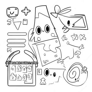 Kolorowanka Z Zabawnymi Zadaniami Matematycznymi 99033-37739