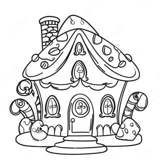 Urocza Kolorowanka Z Domkiem Z Piernika 99343 37983