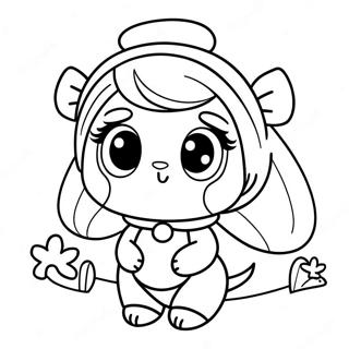 Kolorowanka Uroczej Postaci Mira 99420 38232